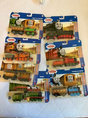 Thomas and Friends 2026 Metal Collection Lot of 7 (2pk) Hiro Nia Percy Henry+